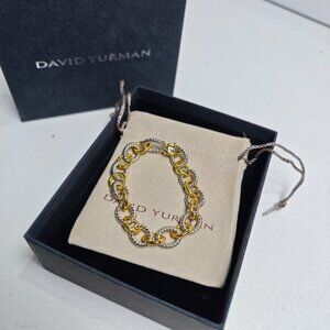 David Yurman Two-Tone Chain Link Bracelet